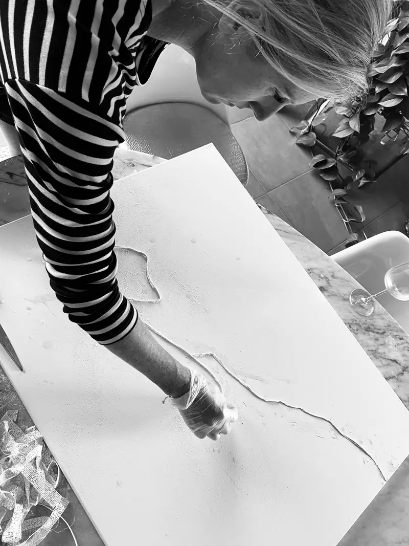 Dessin préparatoire au trait