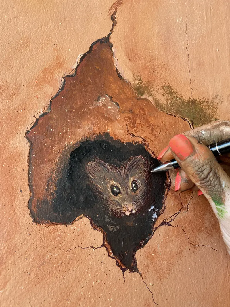 Souris en trompe-l'œil